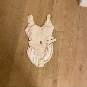 Hermoza Beige One Piece Swimsuit